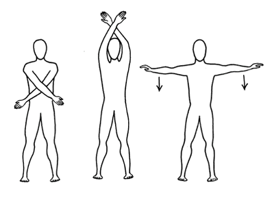 Упражнение для разминки спины для гимнасток